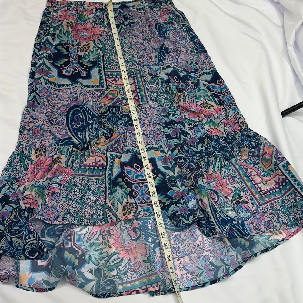 NWT Soft Surroundings Boho Patchwork Maxi Skirt F… - image 11